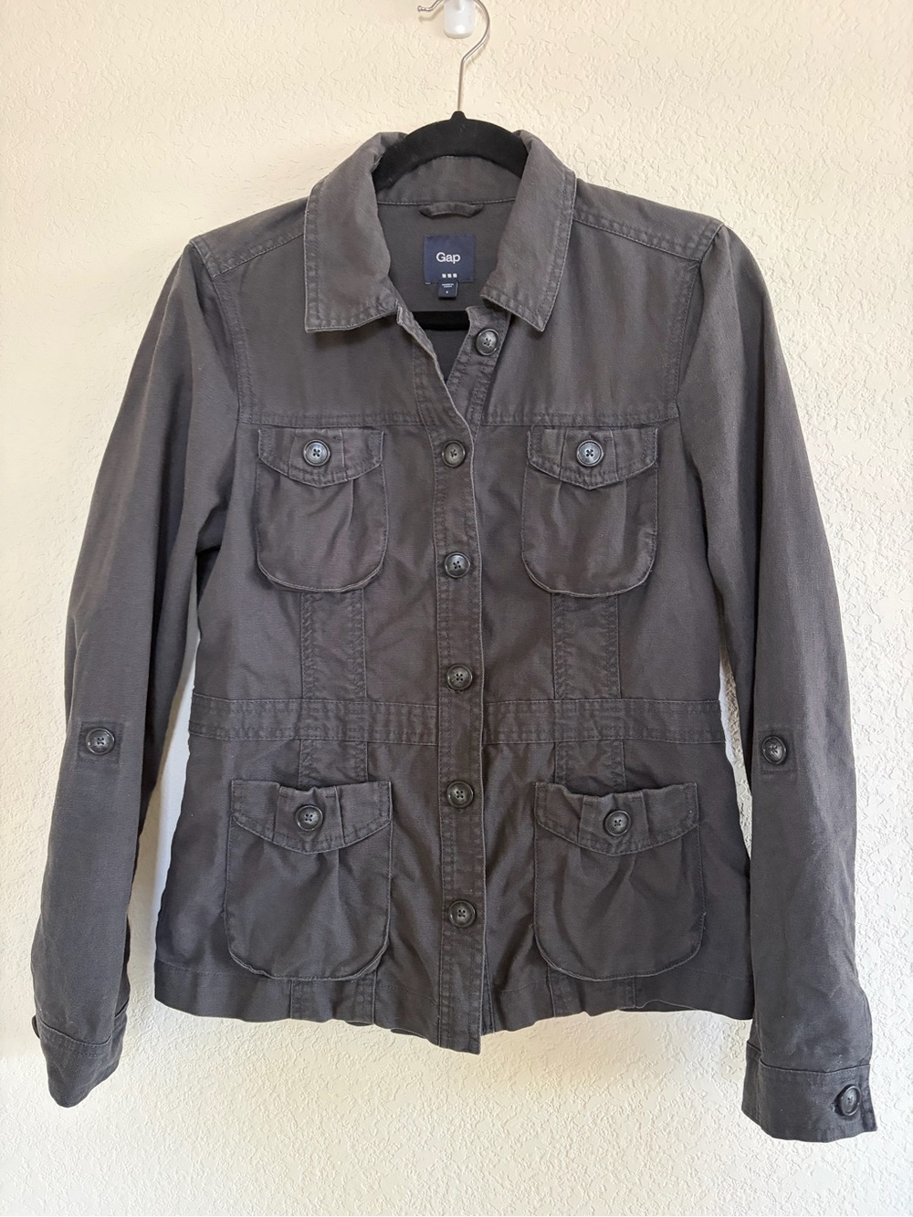 GAP Women's Dark Gray Utility Jacket
